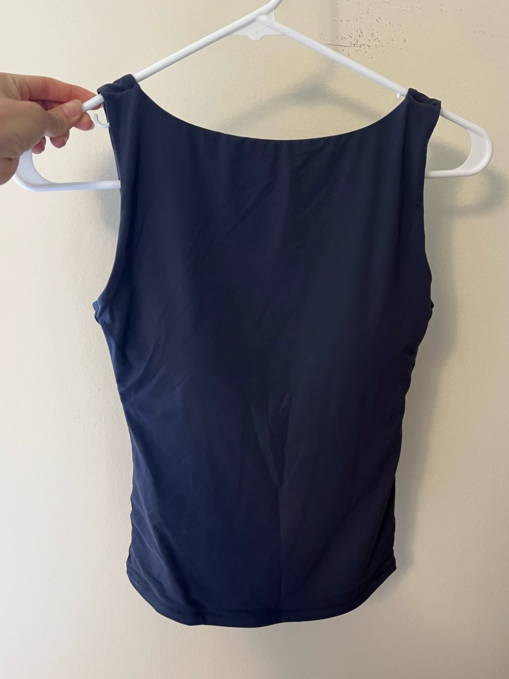 Dark grey low back tank size XS